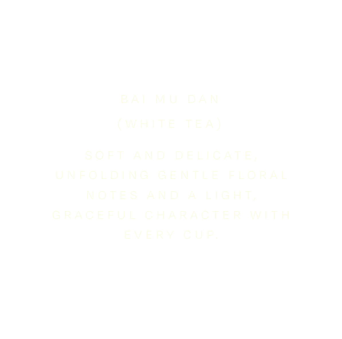 White Spring Tea : 3rd April